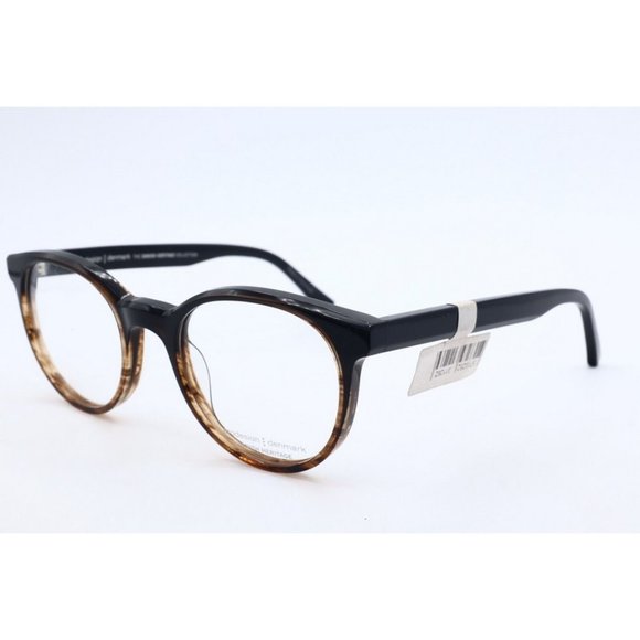 New Prodesign Denmark 4785 c.5045 Oval Brown Eyeglasses Demo Lenses 49mm - Picture 1 of 6